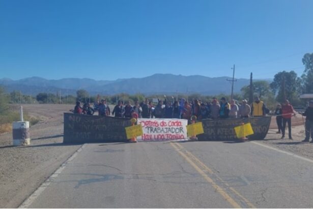La Rioja: vecinos de Guandacol protestaron contra el bloqueo de proyecto Vicuña