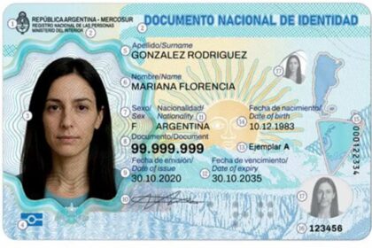 Comenzó a circular el nuevo DNI electrónico en Entre Ríos