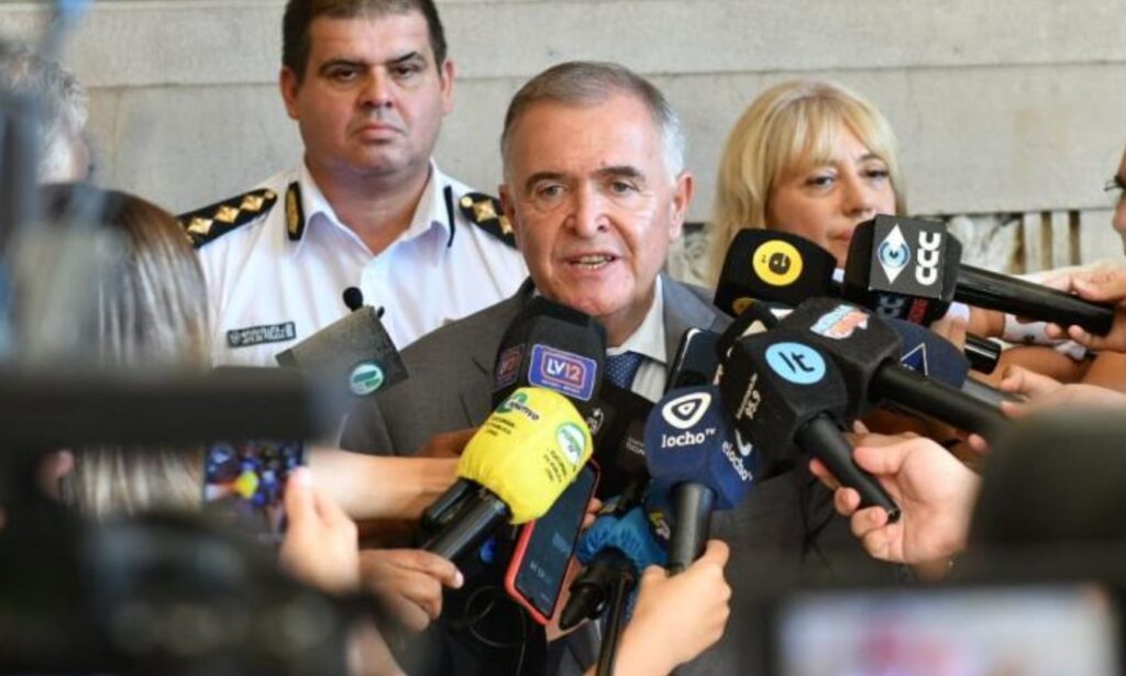 El gobernador de Tucumán Osvaldo Jaldo