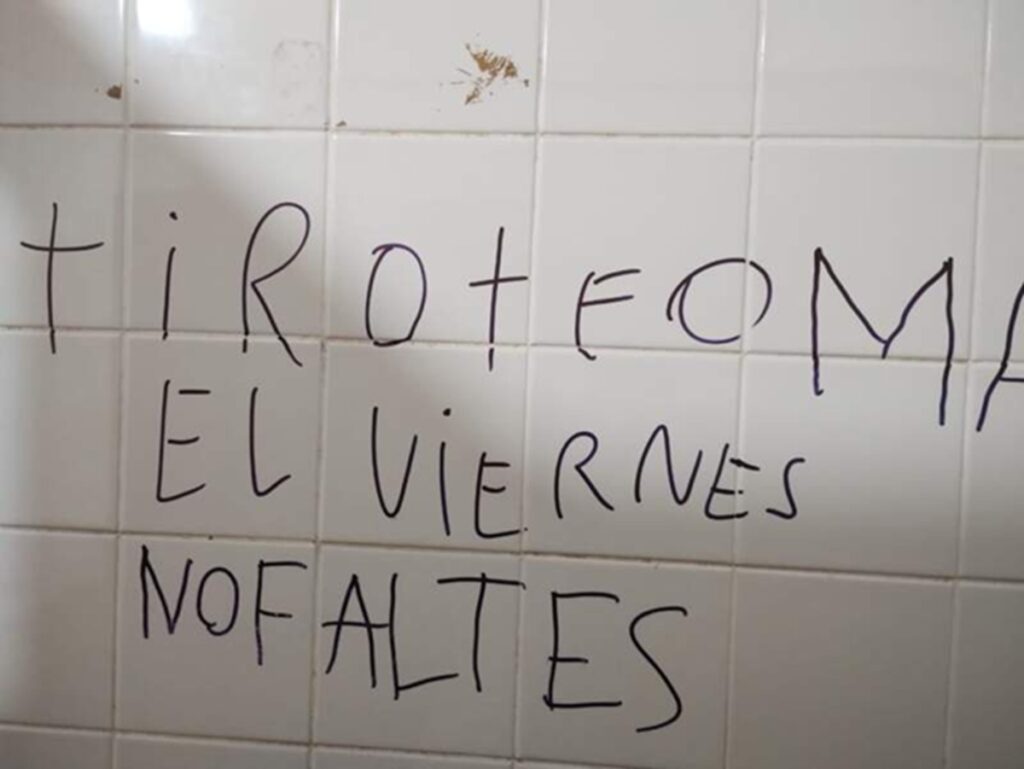 amenazas escuelas
