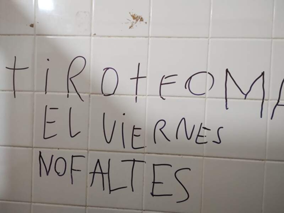 amenazas escuelas