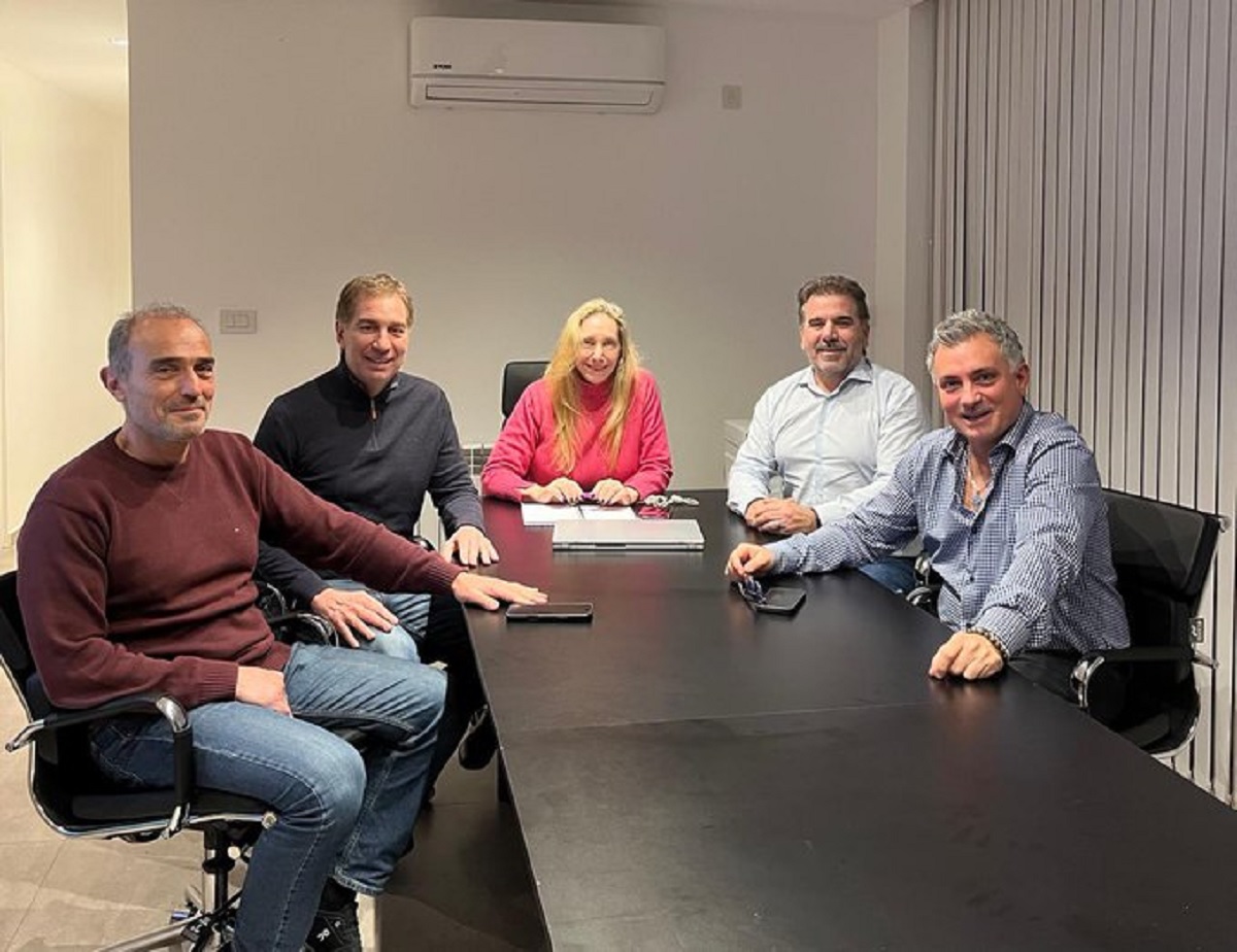 Karina Milei. Sebastián Pareja. Diego Santilli. Ritondo
