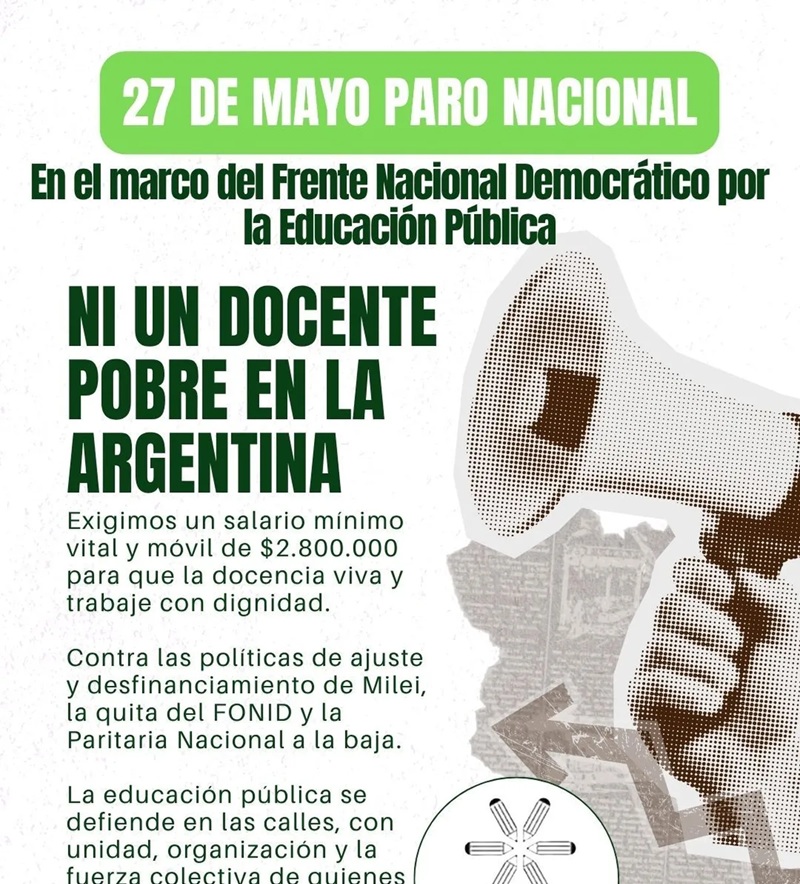 Paro docente en Jujuy