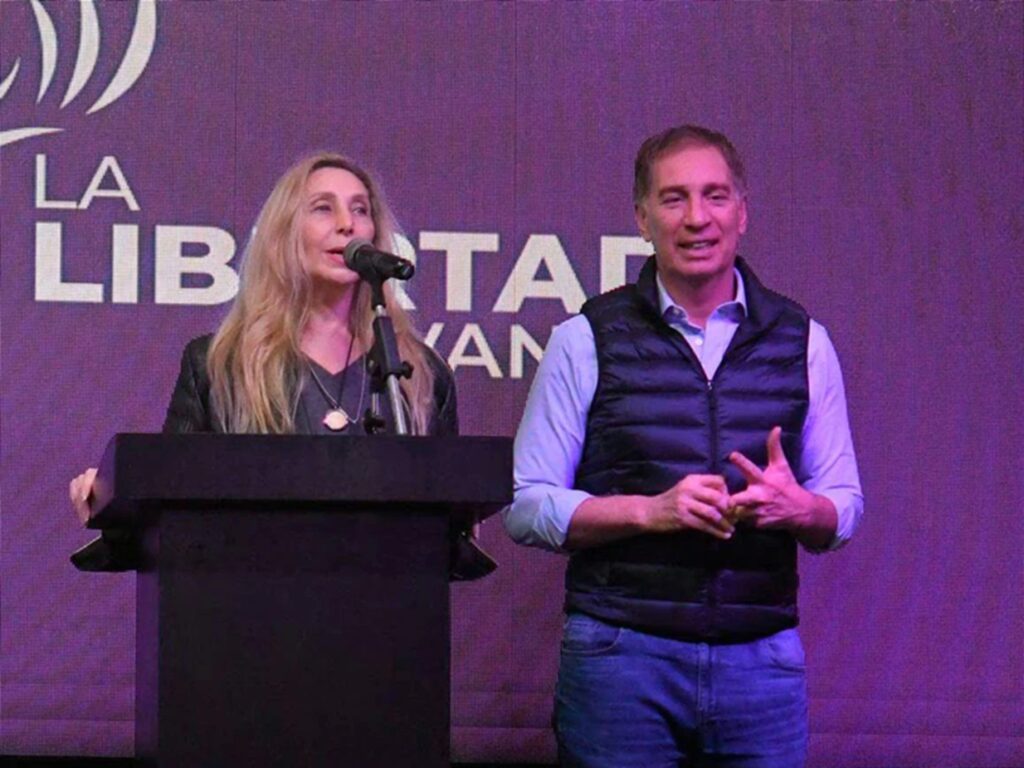 Karina Milei y Diego Santilli