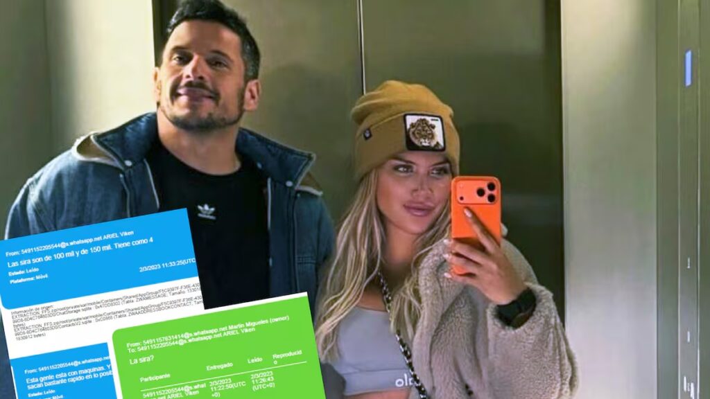 Martín Migueles. Wanda Nara. SIRA