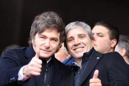 Javier Milei. Luis Caputo.