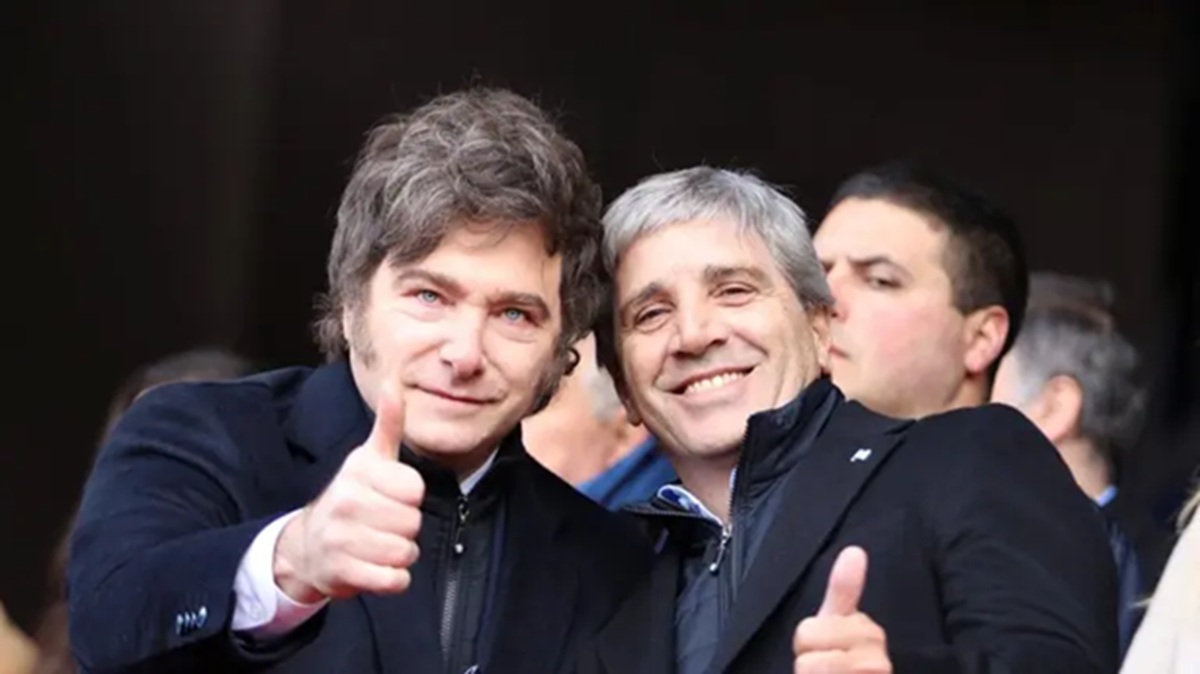 Javier Milei. Luis Caputo.