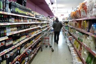 supermercado. góndola