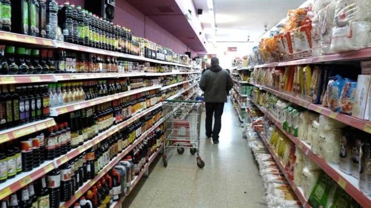 supermercado. góndola