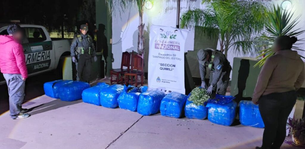 Detectaron 768 kilos de hojas de coca en un tour de compras