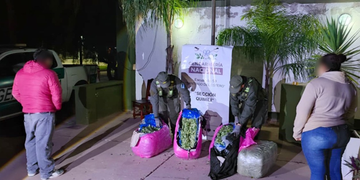 Detectaron 768 kilos de hojas de coca en un tour de compras