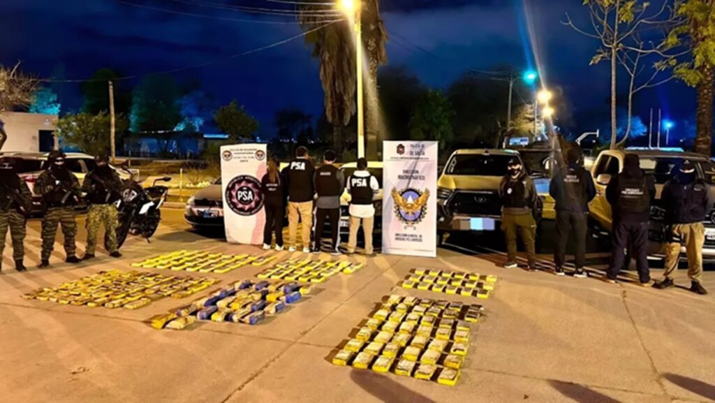La Policía de Salta desarticuló una organización narcocriminal