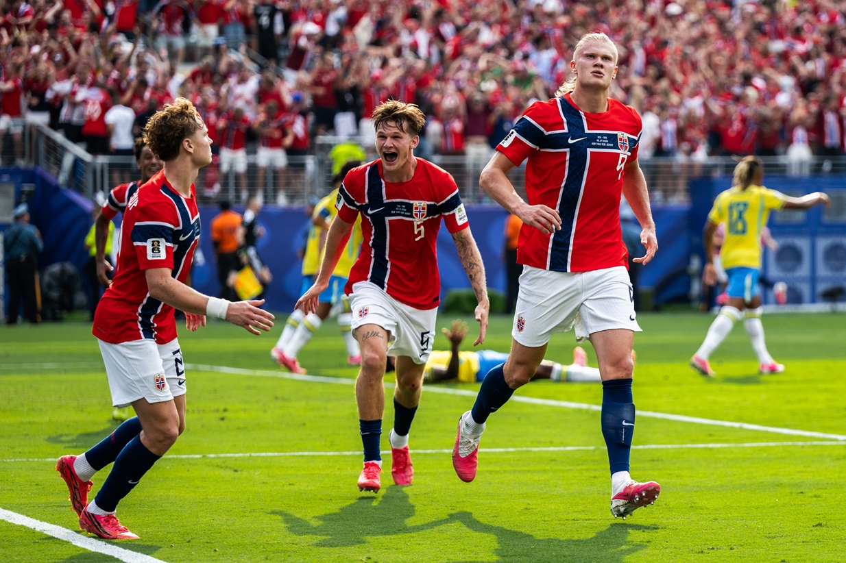 Noruega le ganó a Brasil