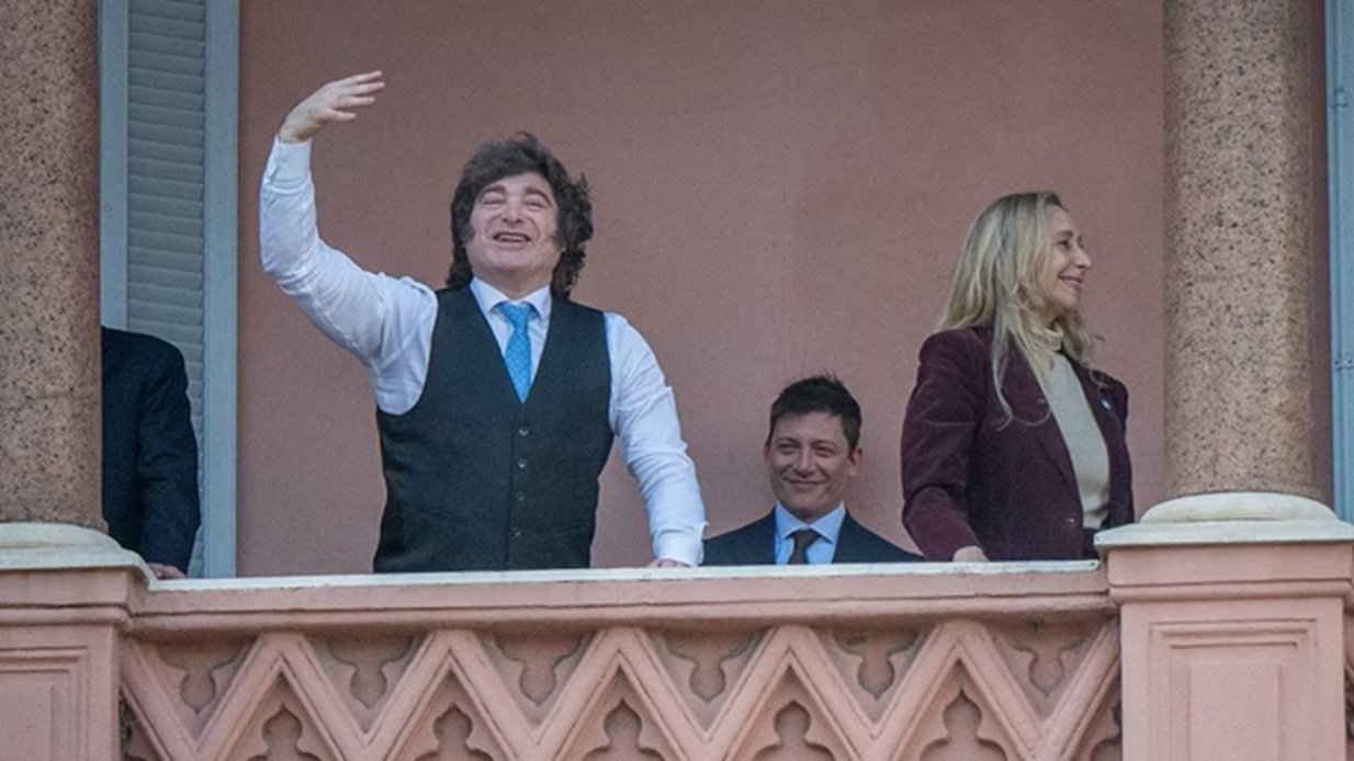 Javier Milei en Casa Rosada